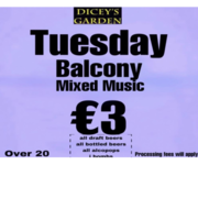 Book Tuesday Diceys -02 Of Jan Tickets With Eticks